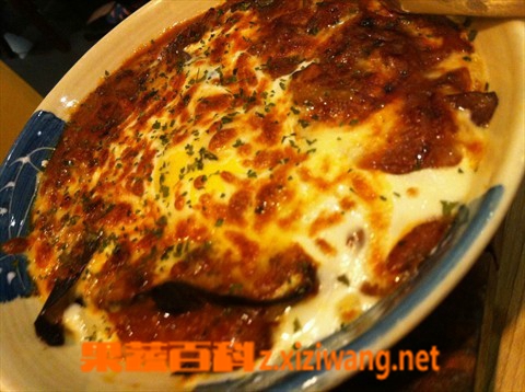 果蔬百科肉酱茄子片