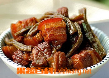 果蔬百科干豇豆红烧肉
