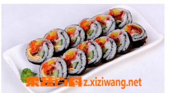 果蔬百科紫菜包饭