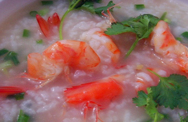 果蔬百科鲜虾粥怎么做好吃