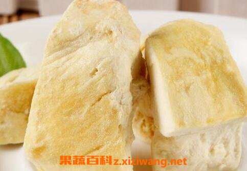 榴莲干的功效与作用