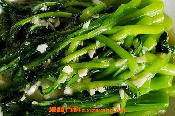 广东菜心的营养价值 广东菜心的做法